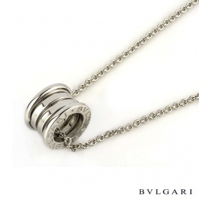 Bvlgari 18k White Gold B.zero1 Pendant